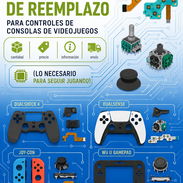 Accesorios y piezas para reparar mandos ps4-5-3-xbox,switch,joycons - Img 44331752