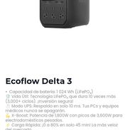 DELTA 3 ECOFLOW 🔋1024wh⚡1800/3600w⚡Em - Img 54470372