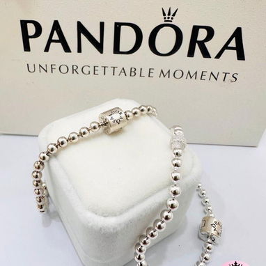 Esclavas y Pulseras Pandora. Varias tallas disponibles. LM joyería. Garantía y comprobante de venta. - 5/7