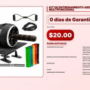 KIT DE ENTRENAMIENTO ABDOMINAL MULTIFUNCIONAL . - Img 56933215