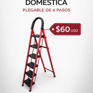 ¡5♡ ESCALERA DE MANO DOMÉSTICA PLEGABLE DE 6 PASOS - Img 57455658