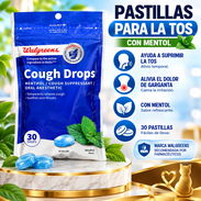 Pastillas para la Tos Walgreens con Mentol – Alivio de Tos y Dolor de Garganta | 30 unidades - Img 58122990
