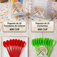 🛑Desechables para fiestas,platos,cucharas,etc - Img 51929914