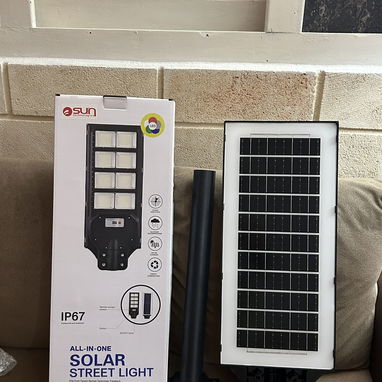 Lámpara Solar de Calle Grande 800W Professional - 2/2