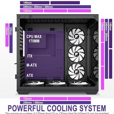 Se vende chasis Gaming 7 fanes argb nuevo sellado en caja - Img 101117615