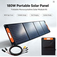 Panel Solar Portátil 180 WATT Y 100 WATT PARA ECOFLOW BLUETTI ETC... - Img 57796958