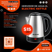 💧HERVIDOR DE AGUA 💧 ELECTRICO 2L ELECTRIC KETTLE. TENEMOS MENSAJERÍA CON FACTURA Y GARANTÍA. TLF 54833699 - Img 57823882