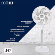 Ventilador ECOJET Taurus – $47  Versátil y silencioso, certificado para climas templados y tropicales. Venta habana - Img 55724852