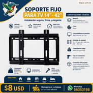 SOPORTE PARA TV 14" A 42". Base de TV - Img 56125890