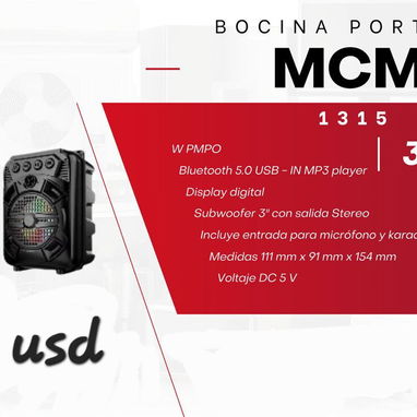 Bocinas con micrófono - Img 118652868