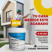 Pintura Acrílica blanca de interior - Img 55573026