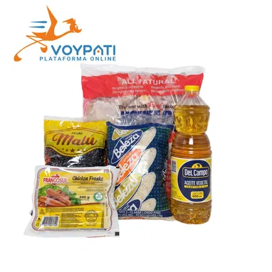 Arroz, frijol, pollo, huevo, aceite, atún, salchicha, perrito, café - Img 125242788