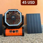Ventilador recargable F6 con panel solar - Img 55281036