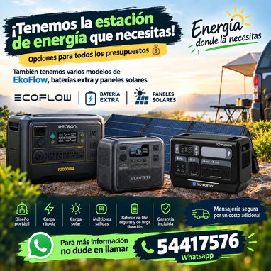 Baterías extra para EkoFlow🔋Delta 2 | Delta 3 | Delta Pro | Delta Pro 3 - 5/7