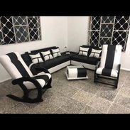 Mueble banco y negro - Img 58361092