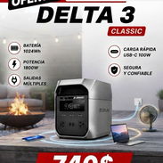 Vendo ecoflow delta 3 classic en 740 usd💵 3600w‼️ Su precio es de 740 usd💵con transporte incluido en el precio - Img 56164550