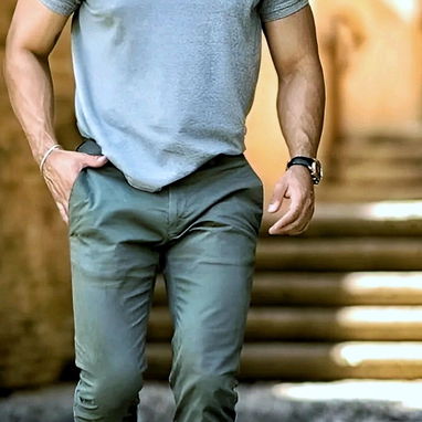 Pantalon de Vestir. Negro. Azul Oscuro. Blanco. Verde Militar. Beige. Cintos de Vestir 52465450 - Img 95953971