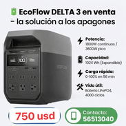 💥Ecoflow delta 3 - 3600w💥Habana🤑750usd🤑 👏Nuevas en caja👏💥 - Img 55208850