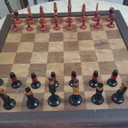 Se vende juego de ajedrez de madera ruso - Img 57297547
