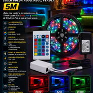 💡 TIRAS LED 5 METROS CON MANDO A DISTANCIA ( SOLO RGB) NO ILUMINAN BLANCO. TENEMOS MENSAJERÍA, FACTURA. 📲 # 54833699 - Img 57142748