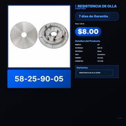RESISTENCIA DE OLLA VPT -0105 - Img 57903536