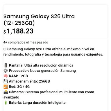 Samsung Galaxy S26 Ultra - 2/2
