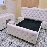 Cama Tapizada Blanca - Img 56899329