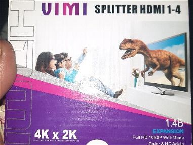 Spliter HDMI 2 SALIDAS,HDMI 2,3,4 SALIDAS - Img 44497099