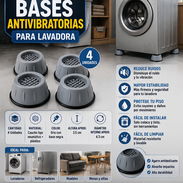 🏷️ BASES ANTIVIBRATORIAS PARA ELECTRODOMESTICOS Y MUEBLES. MENSAJERIA CON FACTURA Y GARANTIA. 📲 54833699 - Img 56674151
