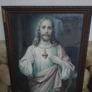 Cuadro de jesús (corazon de jesús) - Img 120908756
