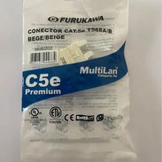 Conector Keystone Furukawa Cat.5e MultiLan Blanco [Roseta RJ45, conector hembra] - Calidad Profesional - Img 53275002