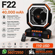 Ventilador recargable F22 - Img 56449503
