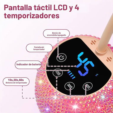 Lámpara led UV 36W para uñas - 7/9