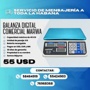 ⚖️💙 BALANZA DIGITAL COMERCIAL MARWA 💙⚖️ 💰 PRECIO: 55 USD 💰🔹 Unidad de pesaje: KG - Img 57548315