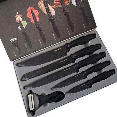Juegos de cuchillos en negro completo en $6500 CUP - Img 121854725
