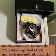 Invicta Venom en su caja, modelo 2778, 1000 metros de profundidad - Img 45526812