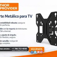 Soporte De Pared Unno Tekno Para TV 23–42” Brazo Articulado Full Motion VESA 200×200 Extensible 66l - Img 55244607
