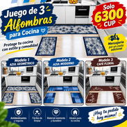 Juego de Alfombras 3D para Cocina "Pasión Guajira" - Img 57923932
