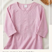 Blusa Casual – Rosa Malva Suave Talla M 13 - Img 55815954