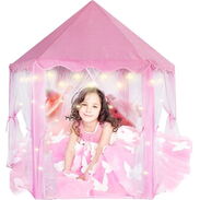 ⭐️JUGUETE Construcción⭐ Castillo Princesa Luces LED de estrellas, Rosa, + 2 Años, Niña. SELLADO!☎️53356088 - Img 45276249
