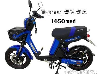 Variedad de motos eléctricas y bici motos todas nuevas a estrenar por el cliente mensajería en toda la habana - Img main-image-45730794