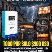 Combo Inversor 4kw y batería LiFePo4 24V 100ah - Img 58191507