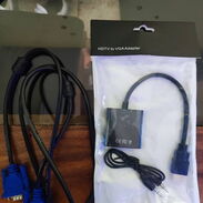 Adaptador HDMI-VGA nuevo con cable VGA-VGA - Img 45492965