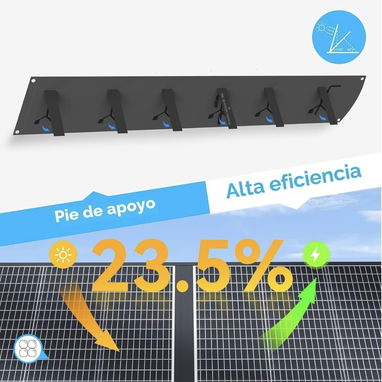 Panel Solar Portátil Plegable 400w con Cable MC4 de 3 Metros - 5/5