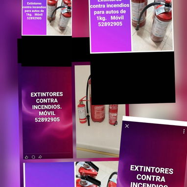 Extintores contra incendios de 1kg  y 6kg - 4/4
