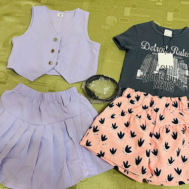 Ropa para niña (ropa malva, pijama verde y ropa niña - Img 115066491