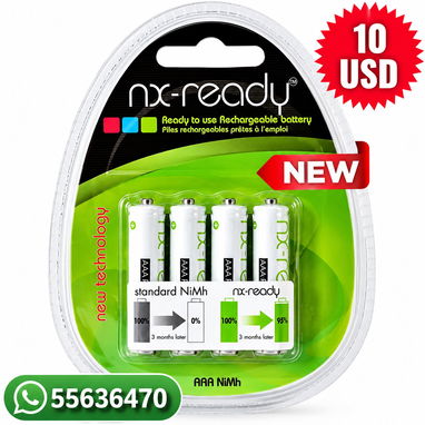 🔋 PILAS RECARGABLES AAA NX-READY — CALIDAD Y DURACIÓN - 2/2