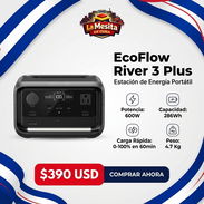 EcoFlow River 3 Plus de 600W ,Capacidad 286Wh ampliable a 858Wh , Carga Rapida de 0% a 100% en 60min - Img 57330647