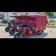 TRICICLO jipeng con techo ⚙️CARACTERÍSTICAS -baterias 100ax60v - - freno d pastilla delantero - viene con su tech - Img 57722130