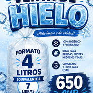 Hielo en formato de 4 litros (7 libras)Marianao, NO TENEMOS MENSAJERÍA!!! - Img 57000484